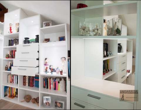 Libreria sottoscala polivalente/Under-stair bookcase